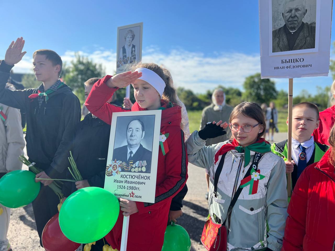 патриотическое воспитание в Кабаковской СШ, 9 мая