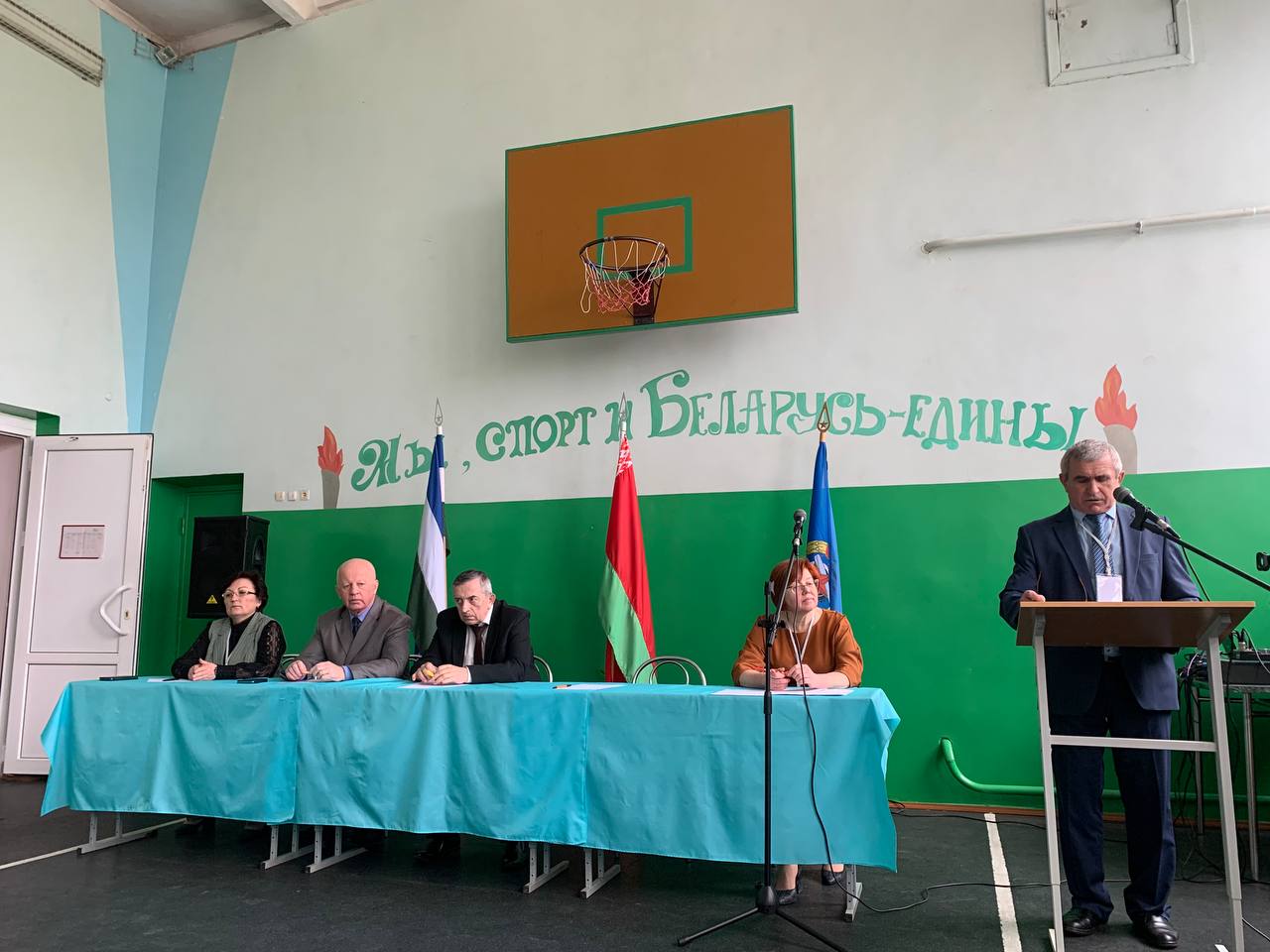 Отчётно-выборное собрание ДОСААФа в Кабаковской СШ