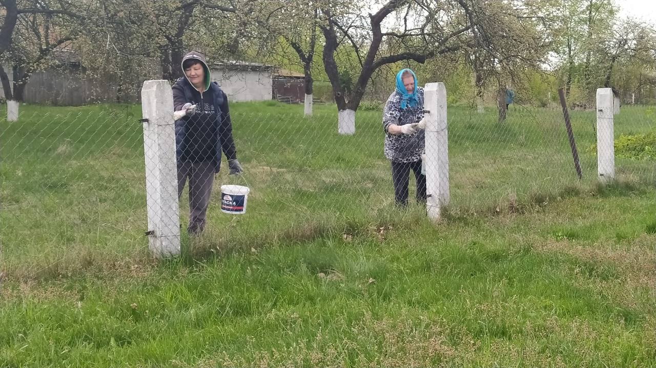 субботник в Кабаковской СШ