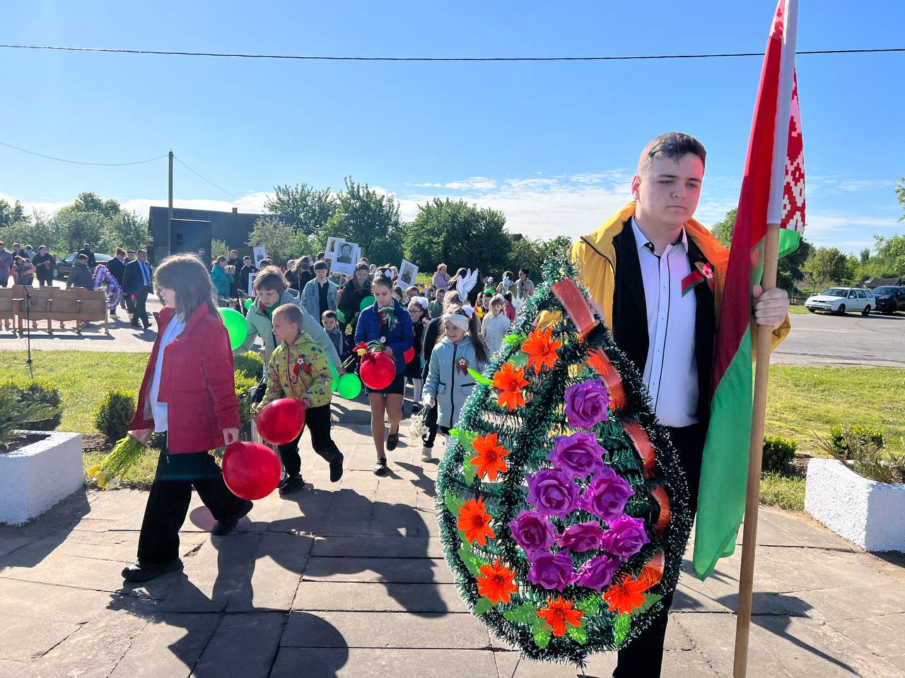 патриотическое воспитание в Кабаковской СШ, 9 мая