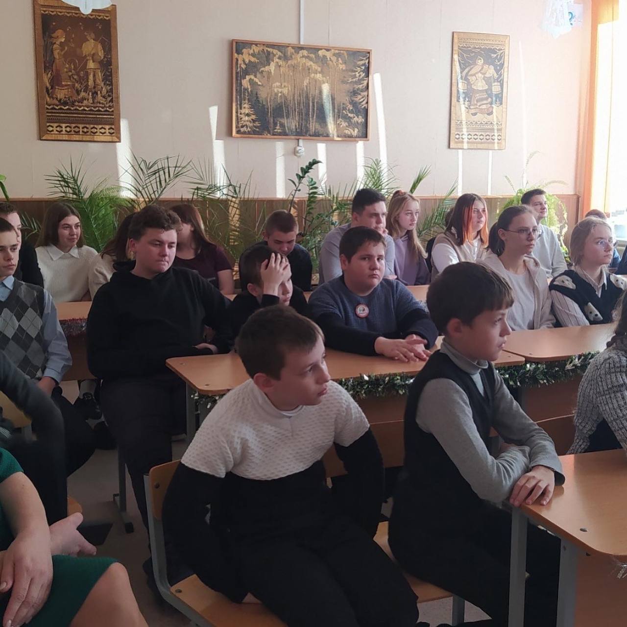 Встреча учащихся 5-11 классов с отцом Николаем "Секреты красоты человеческой"